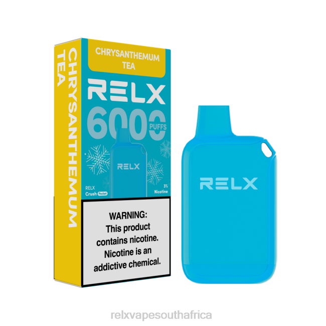 RELX Vape Disposable - RELX Crush Pocket 6000 Icy Chrysanthemum Tea 42N221
