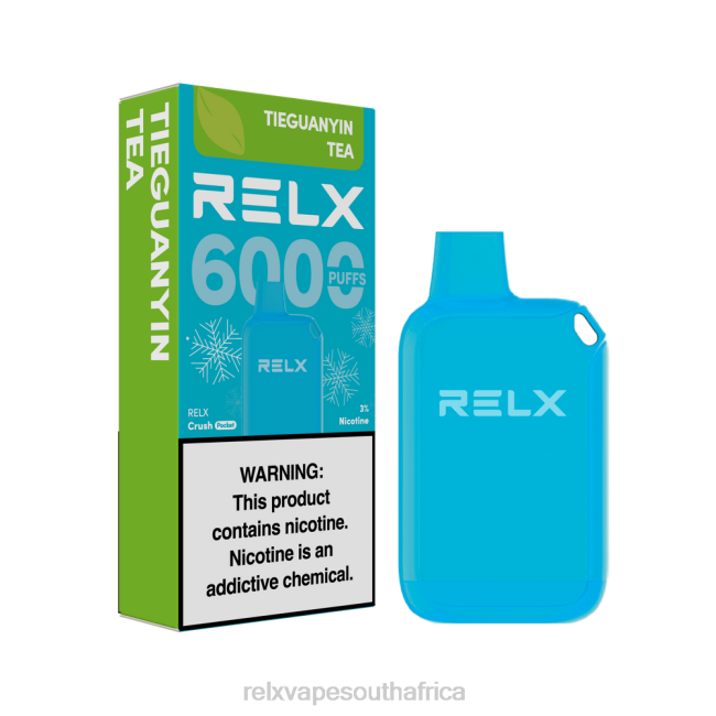 RELX Vape Flavours - RELX Crush Pocket 6000 Icy TieGuanYin Tea 42N222