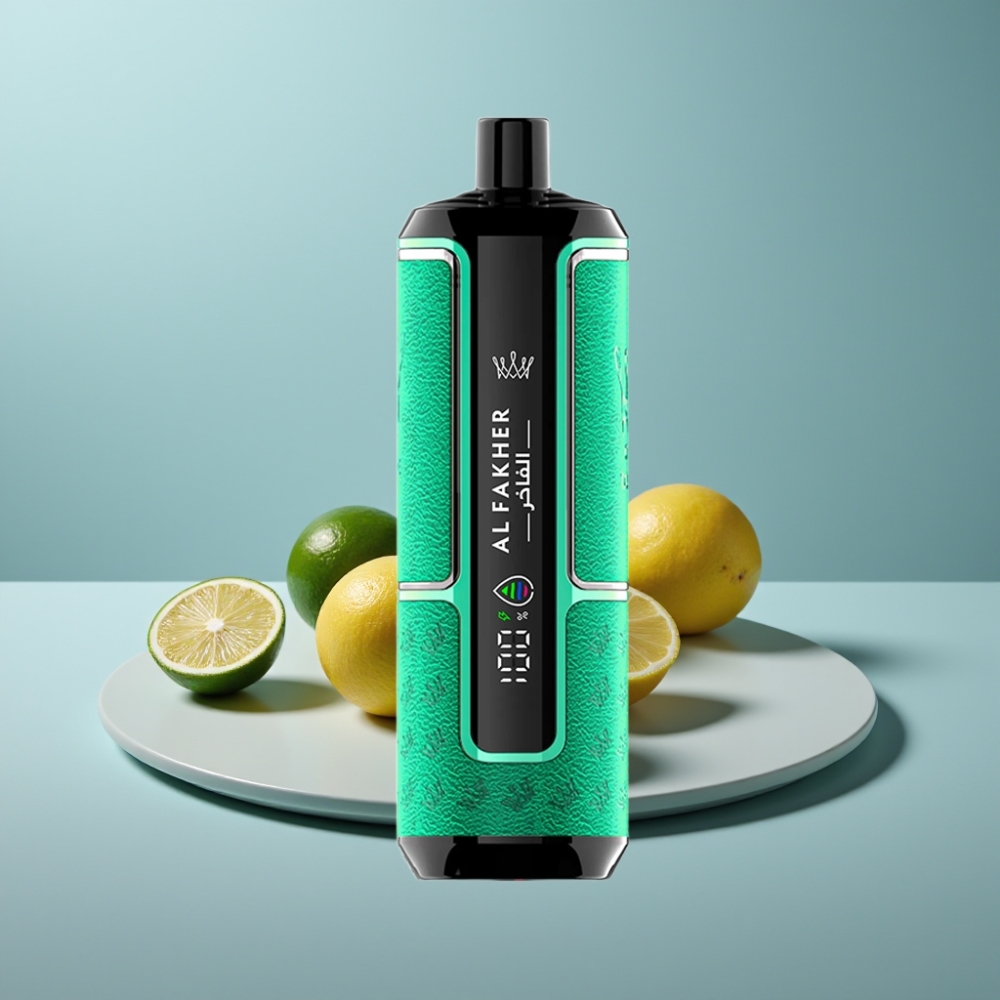 Al Fakher Crown Bar 15K Hypermax 22ml Lemon Lime Disposable Vape Kit