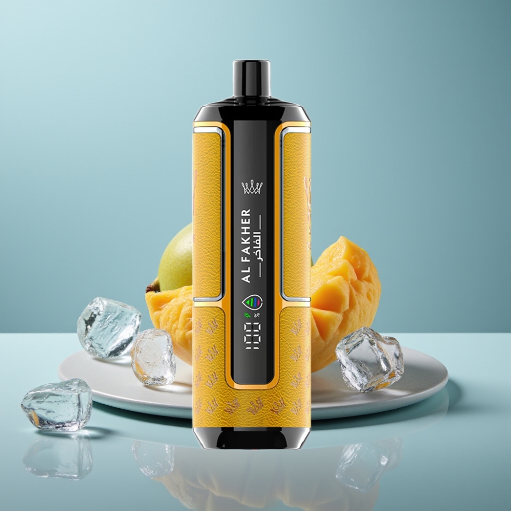 Al Fakher Crown Bar 15K Hypermax 22ml Mango Ice Hypermax Disposable Vape Kit