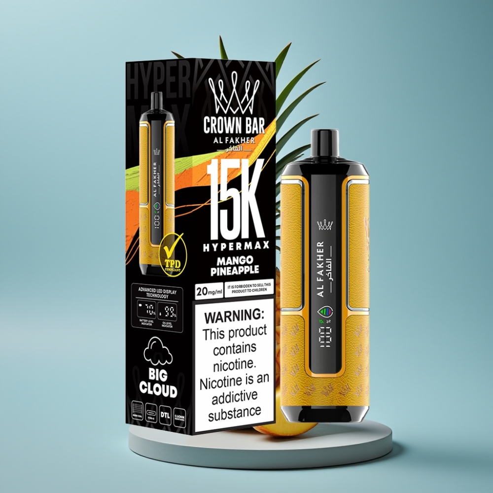Al Fakher Crown Bar 15K Hypermax 22ml Mango Pineapple