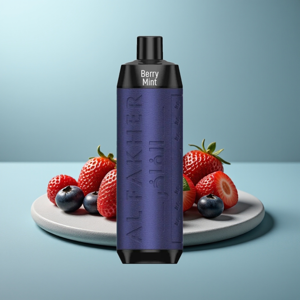 Al Fakher Crown Bar 8000 Crystal Berry Mint 18ml USB-C