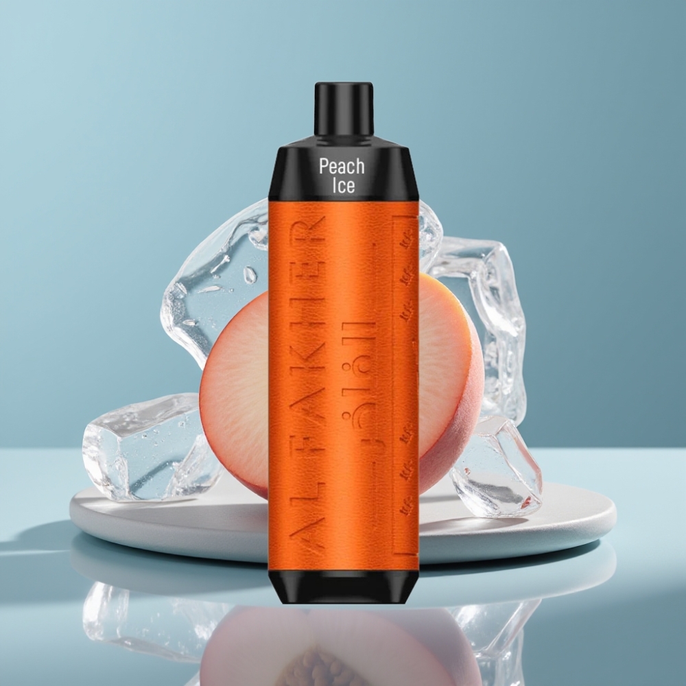 Al Fakher Crown Bar 8000 Peach Ice 18ml USB-C