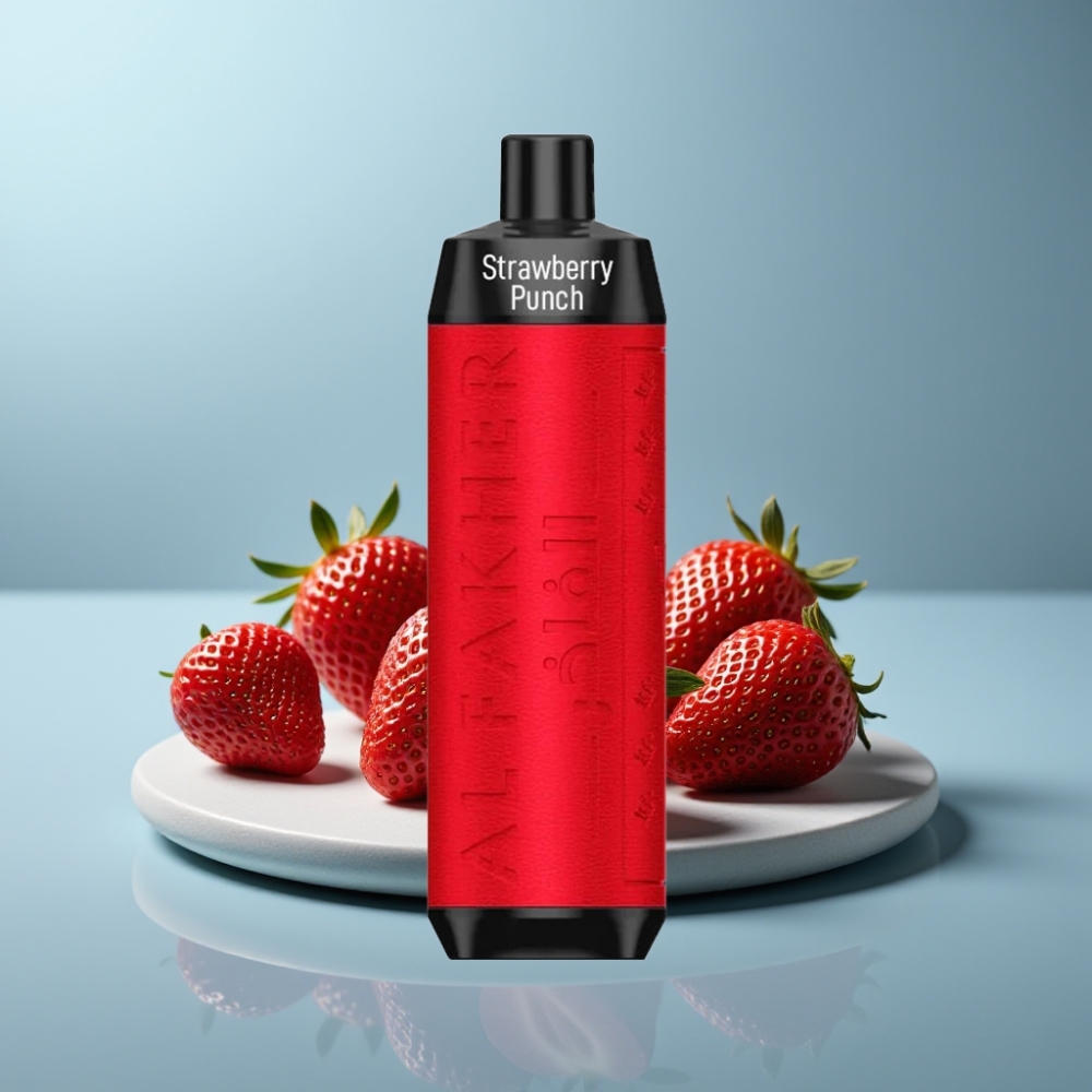 Al Fakher Crown Bar 8000 Puffs 18ml Strawberry Punch