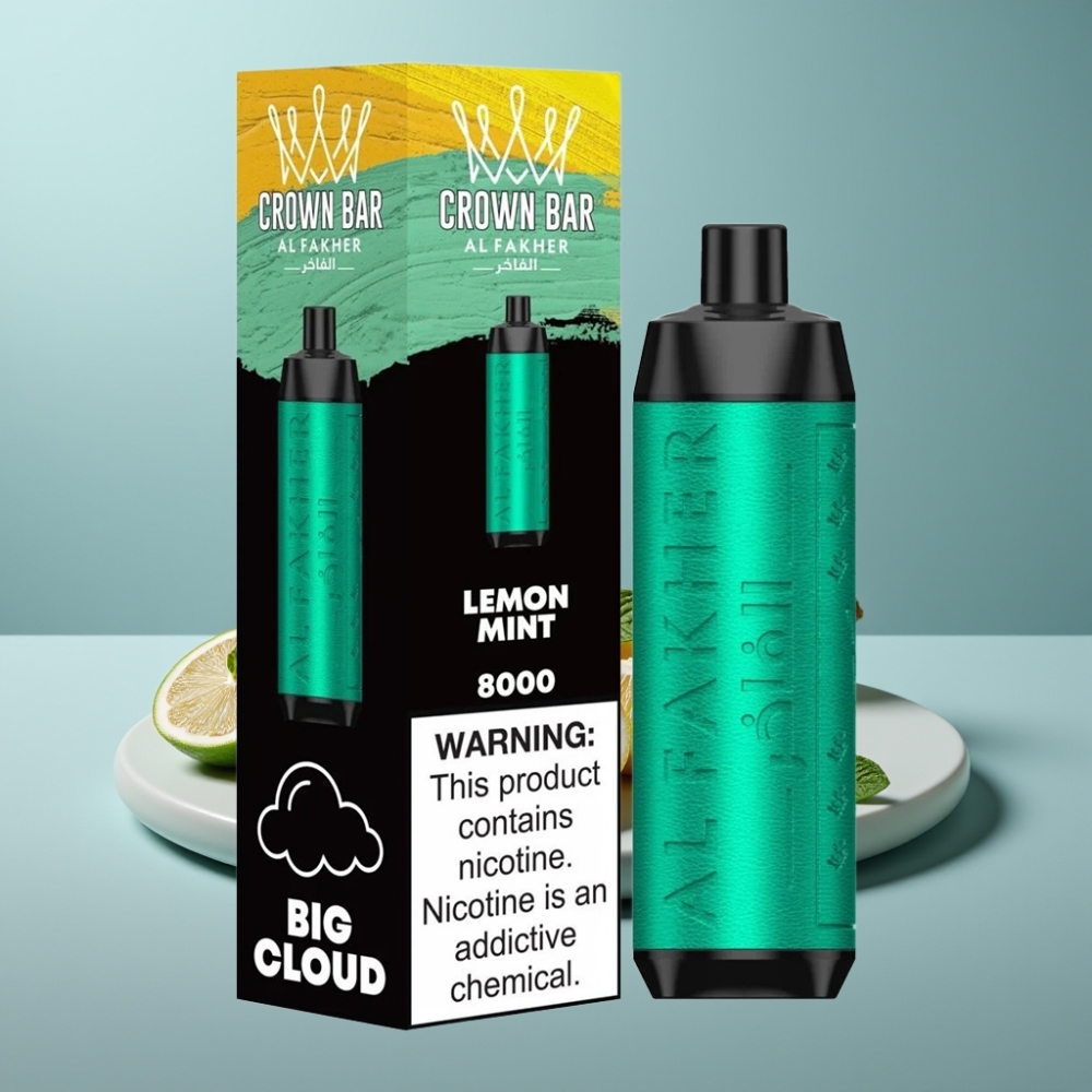 Al Fakher Crown Bar 8000 USB-C Lemon Mint