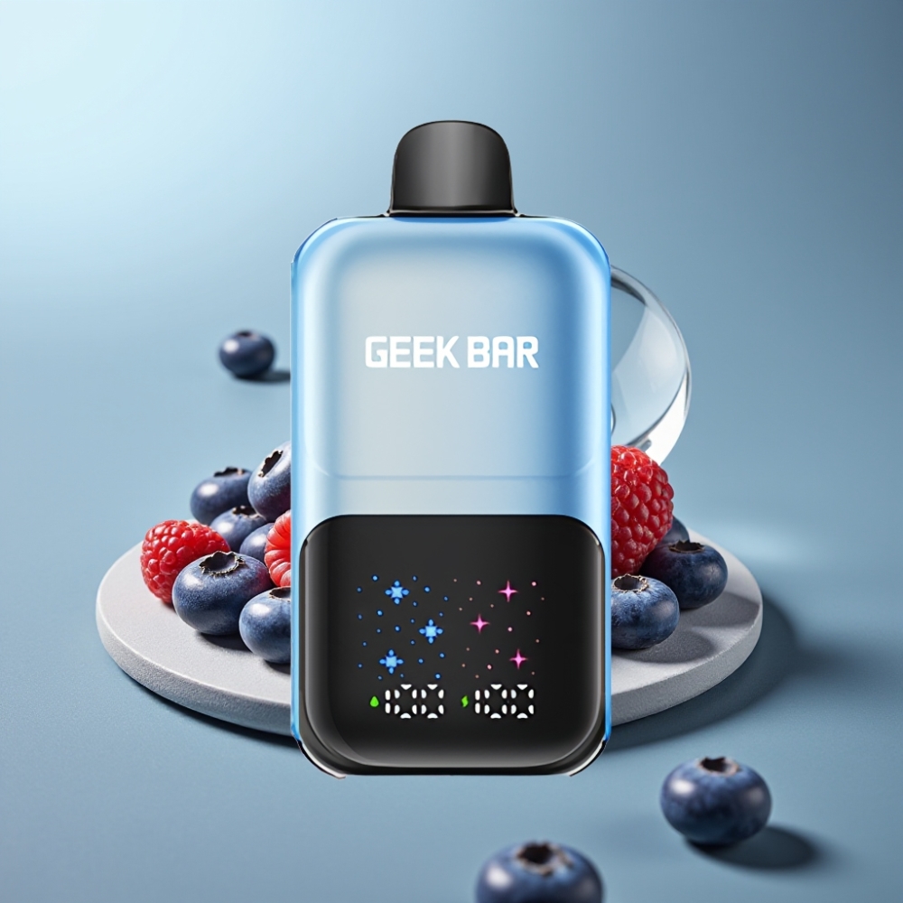 GEEK BAR 2GO 50000 Puffs Dual Tanks Blueberry Raspberry Ice