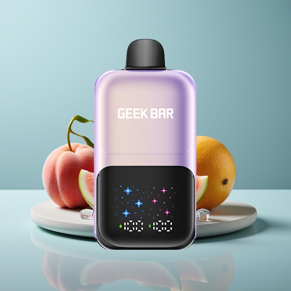 GEEK BAR 2GO 50000 Puffs Dual Tanks Peach Mango Watermelon Ice