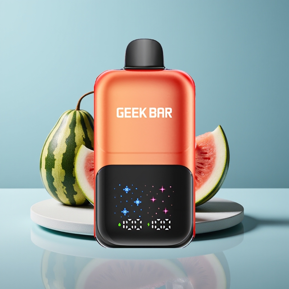 GEEK BAR 2GO 50000 Puffs Interactive Large Screen Watermelon Bubble Gum Ice