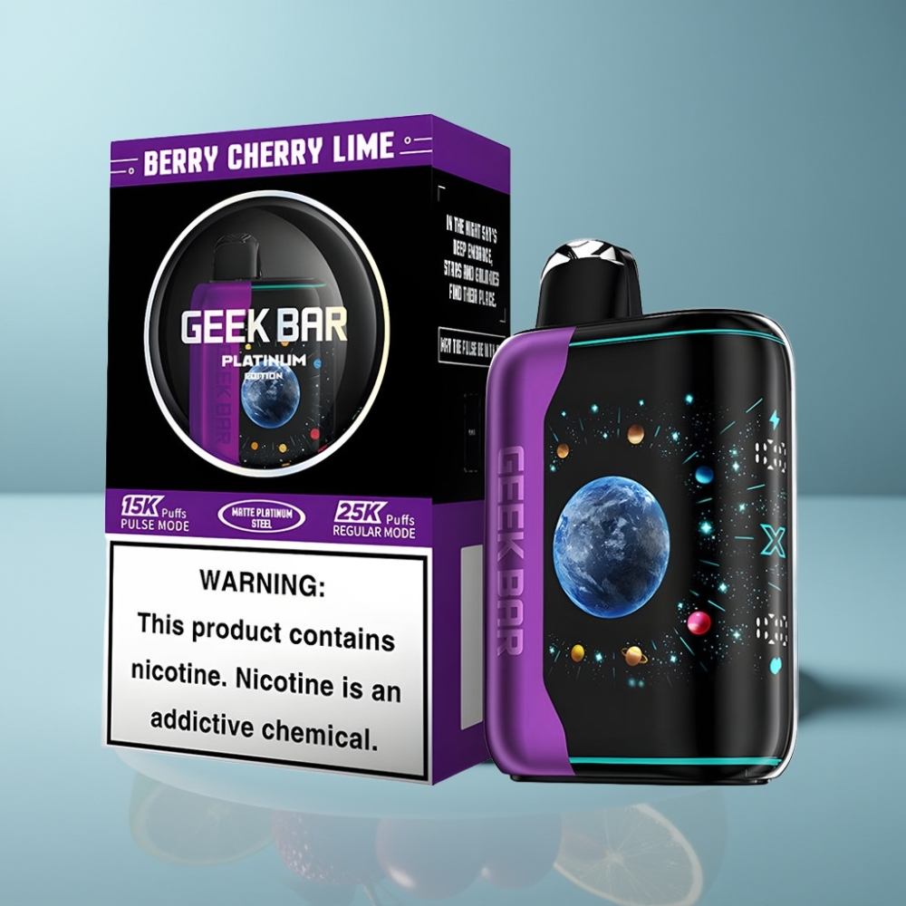 GEEK BAR Platinum 25000 Puffs Dual Mesh Berry Cherry Lime