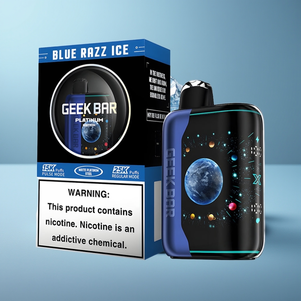 GEEK BAR Platinum 25000 Puffs Dual Mesh Blue Razz Ice