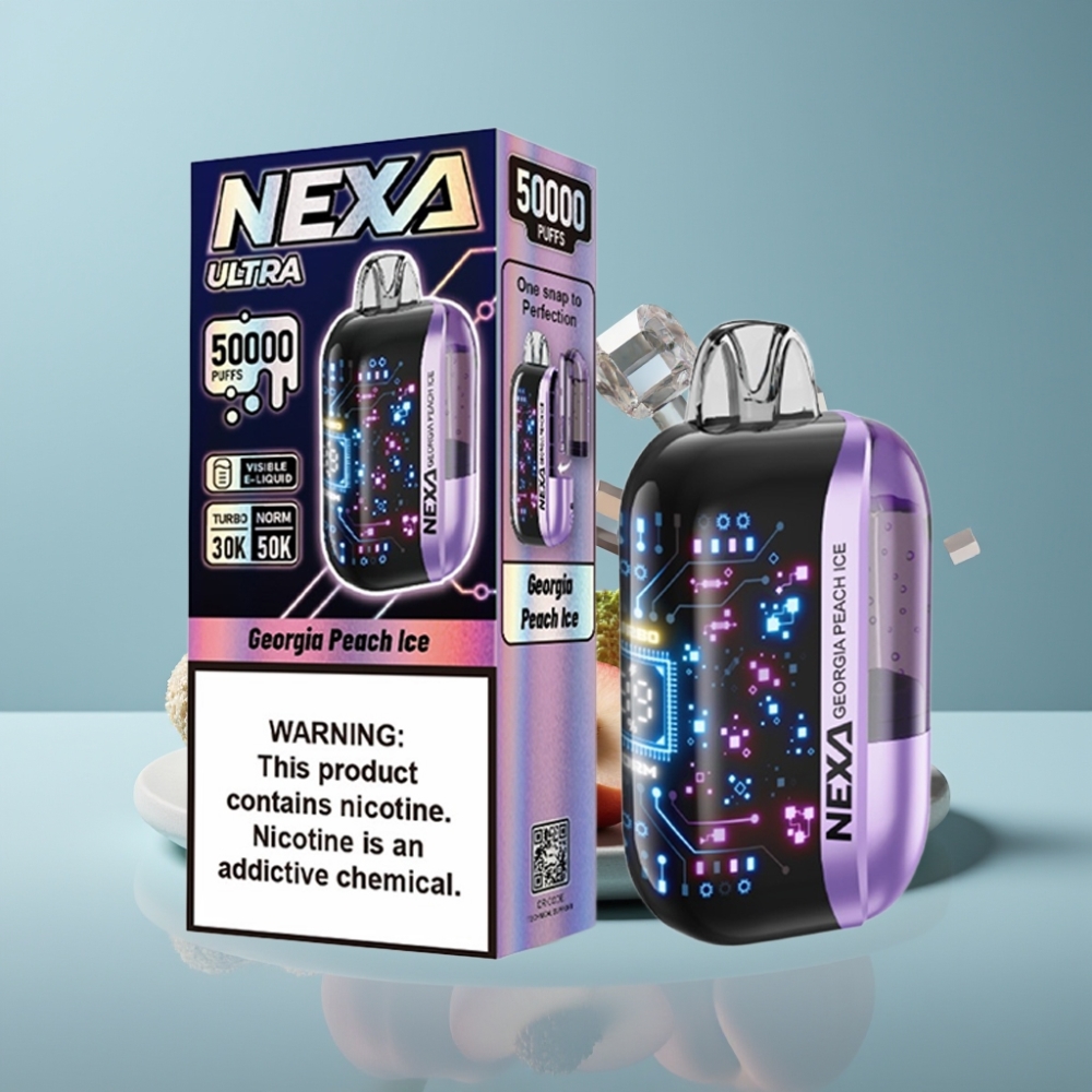 NEXA Ultra 50000 Puffs 20ml Georgia Peach Ice