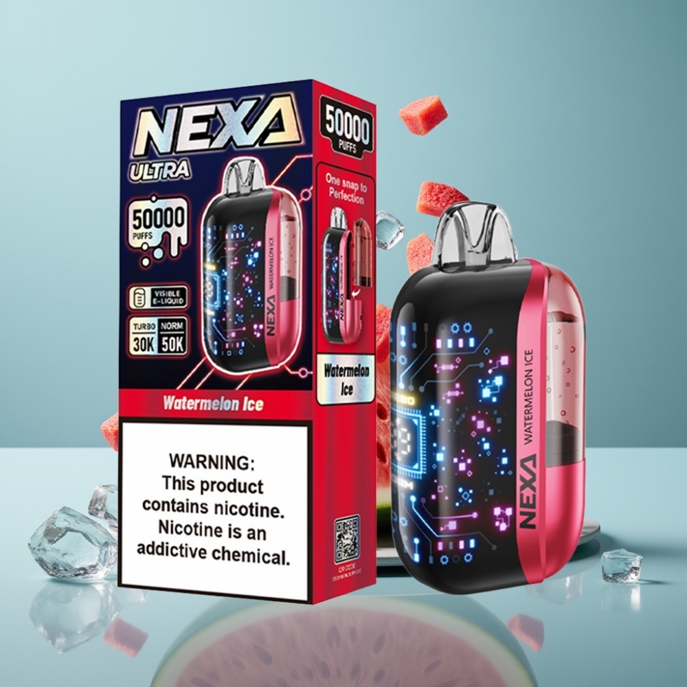 NEXA Ultra 50000 Puffs 20ml Watermelon Ice NEXA Ultra 50000 Puffs 5% Watermelon Ice