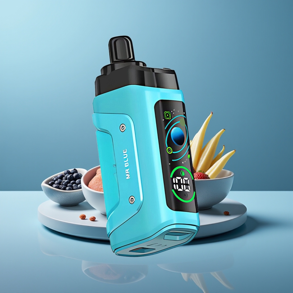 Razz Bar 45000 Puffs 1.0 Ohm Mesh Coil Mr Blue
