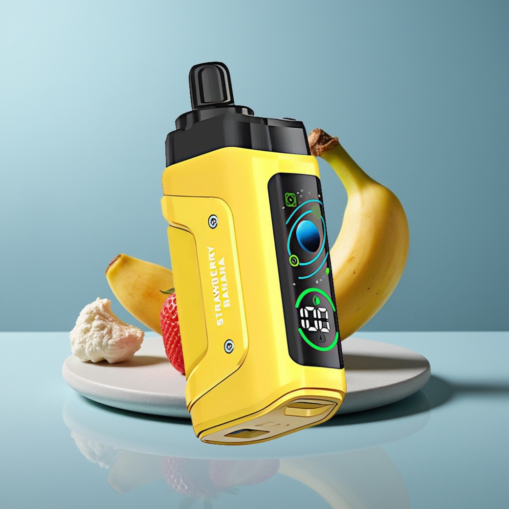 Razz Bar 45000 Puffs Adjustable Airflow Strawberry Banana
