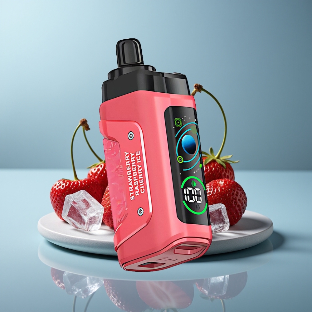 Razz Bar 45000 Puffs Adjustable Airflow Strawberry Cherry Ice