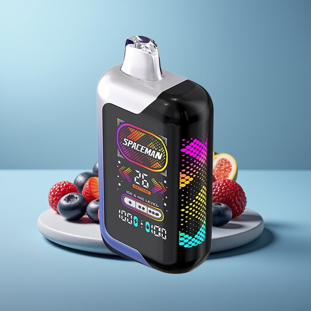 SMOK Spaceman SP40000 20ml Zero Nicotine Blue Razz Ice Disposable