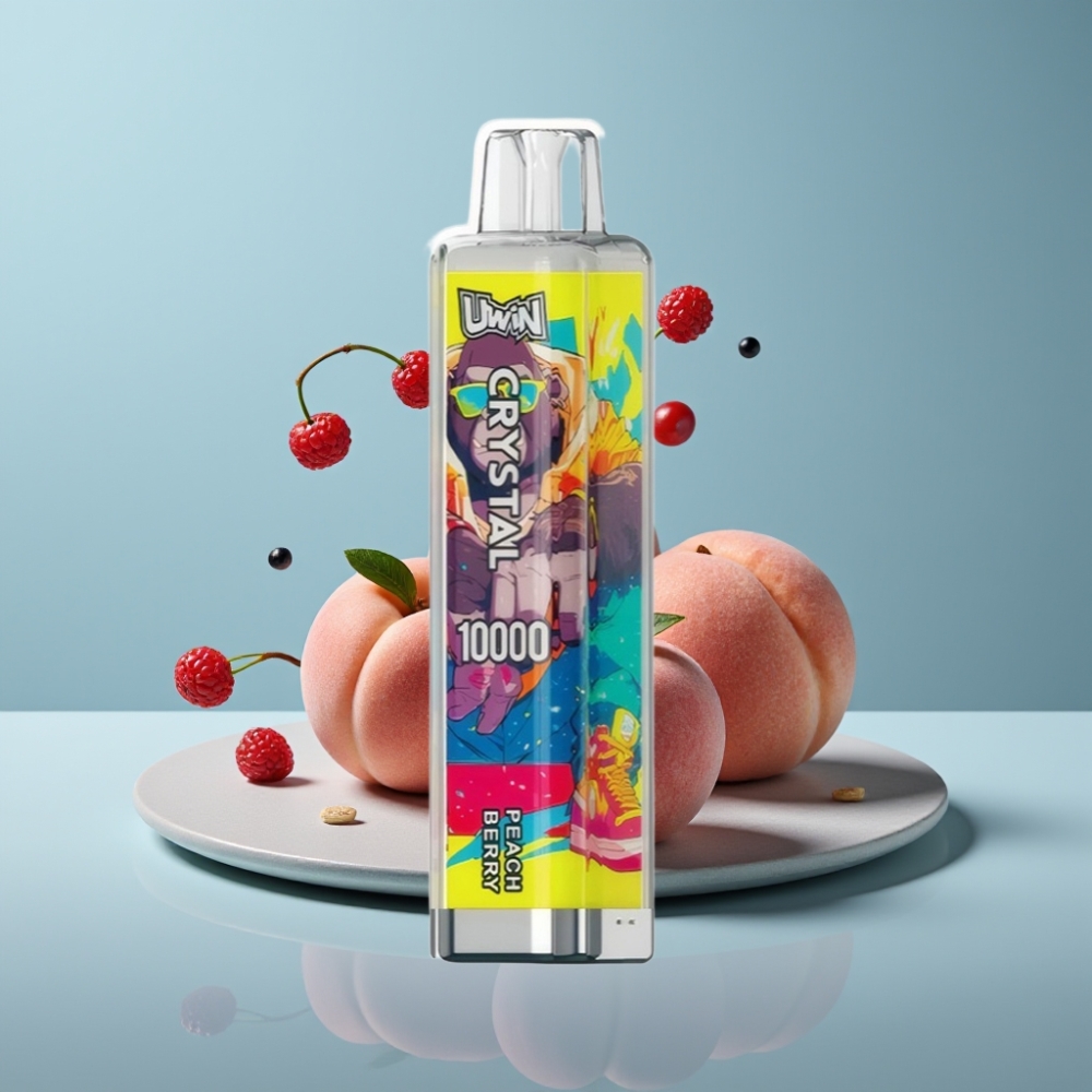 UWIN Crystal 10000 Puffs 18ml Peach Berry
