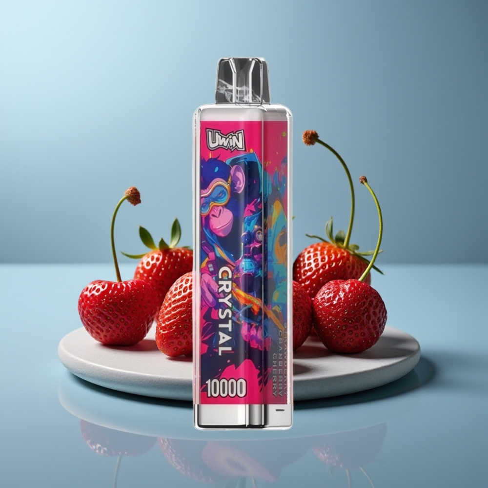 UWIN Crystal 10000 Puffs 18ml Strawberry Cranberry Cherry