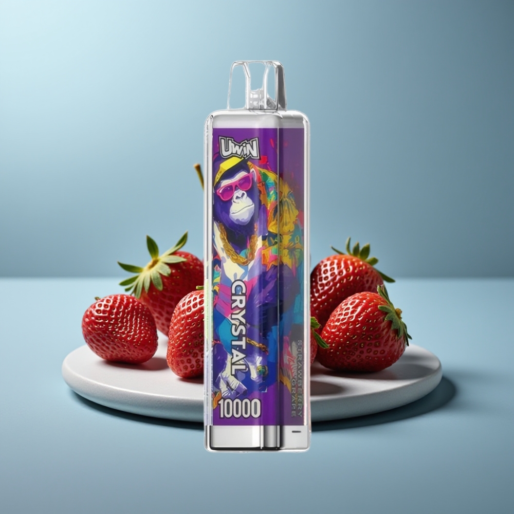 UWIN Crystal 10000 Puffs 18ml Strawberry Grape