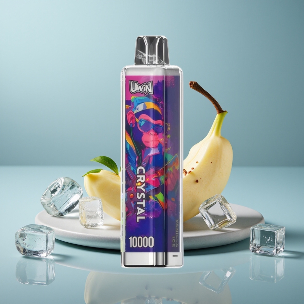UWIN Crystal 10000 Puffs 18ml Vanilla Ice