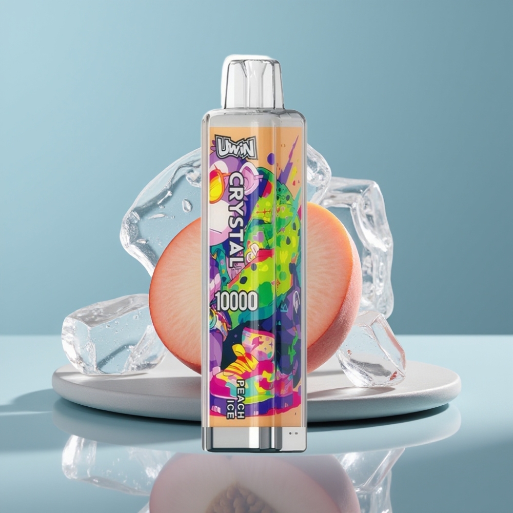 UWIN Crystal 10000 Puffs Peach Ice 18ml
