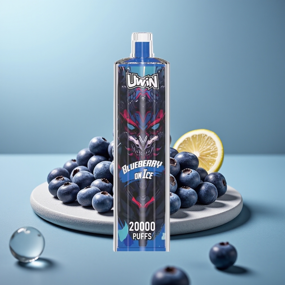 Uwin Shisha Hookah Crystal 20000 Puffs 22ml Blueberry On Ice