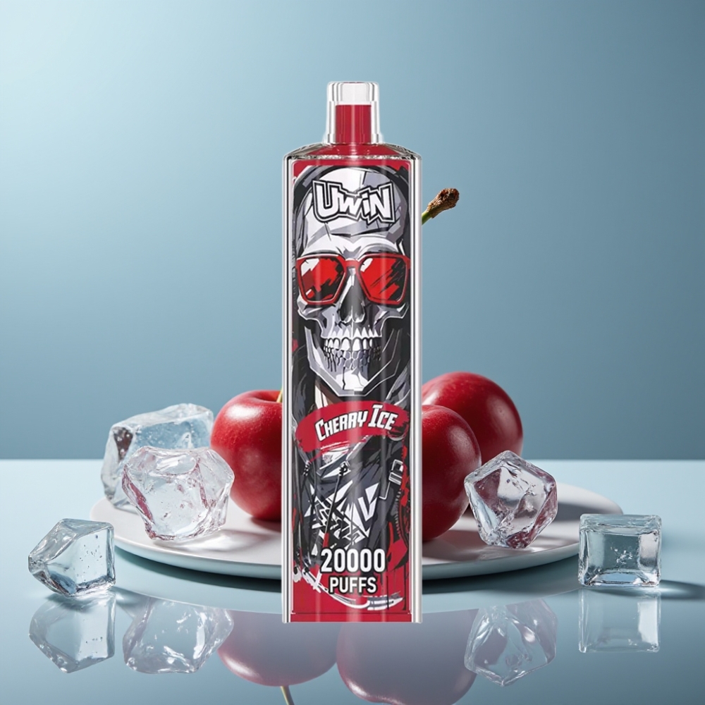 Uwin Shisha Hookah Crystal 20000 Puffs 22ml Cherry Ice
