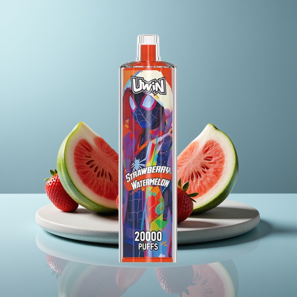 Uwin Shisha Hookah Crystal 20000 Puffs 22ml Strawberry Watermelon