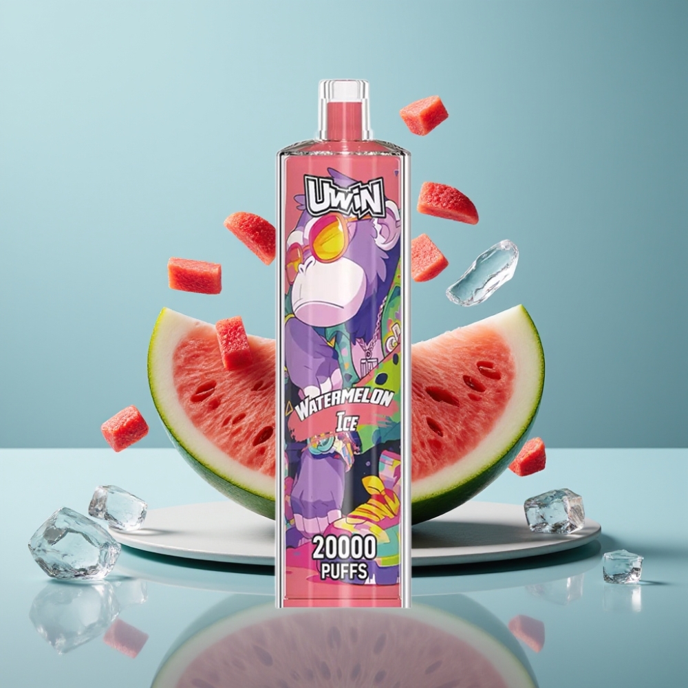 Uwin Shisha Hookah Crystal 20000 Puffs 22ml Watermelon Ice