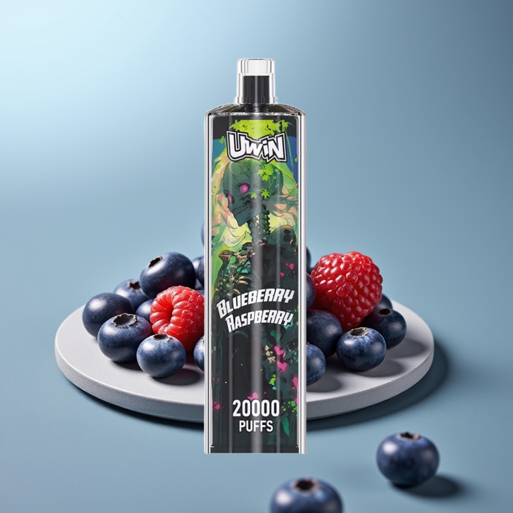 Uwin Shisha Hookah Crystal 20000 Puffs Mesh Coil Blueberry Raspberry