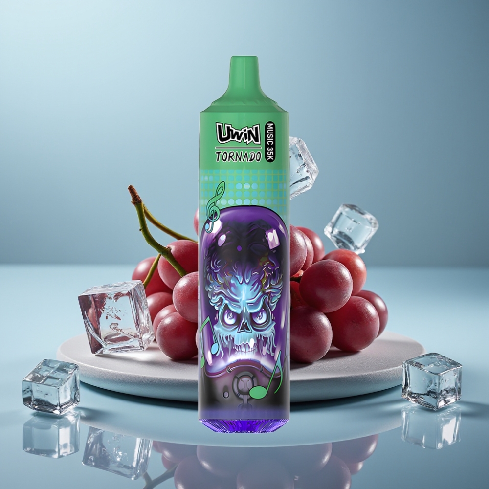 Uwin Tornado 35K Music 5% Grape Ice Music Disposable Vape