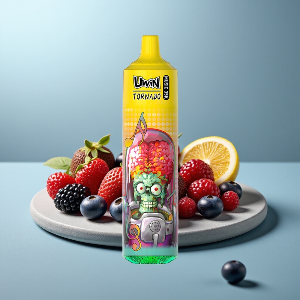 Uwin Tornado 35K Music 5% Mixed Berries Music Disposable Vape