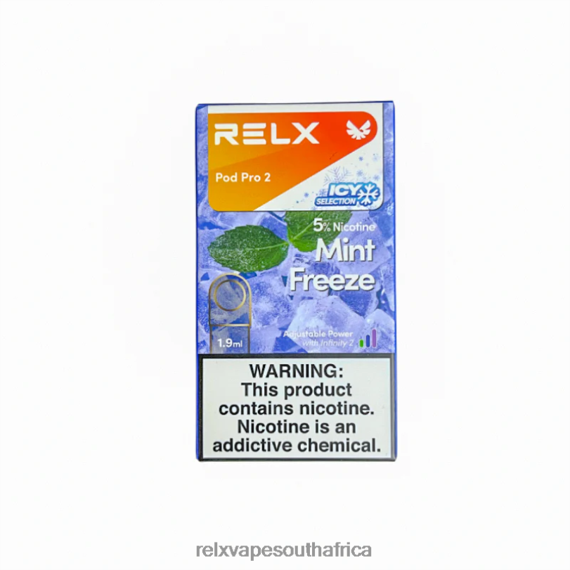 RELX Pod Pro 2 - 3 Pods - RELX Vape Pods Mint Freeze XZJDL100
