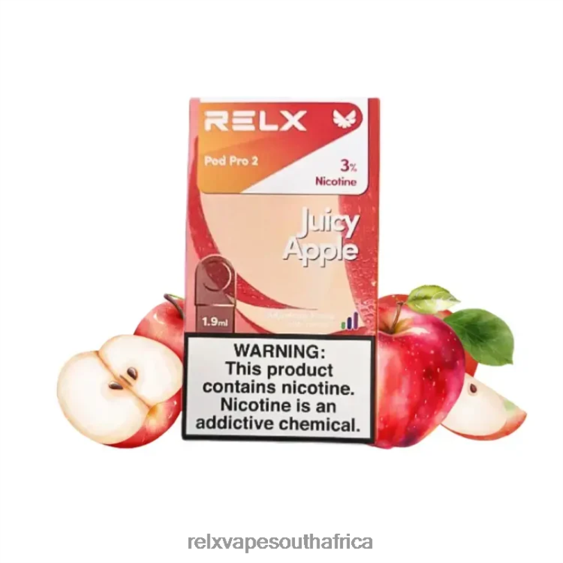 RELX Pod Pro 2 - 3 Pods - RELX Vape South Africa Juicy Apple XZJDL95