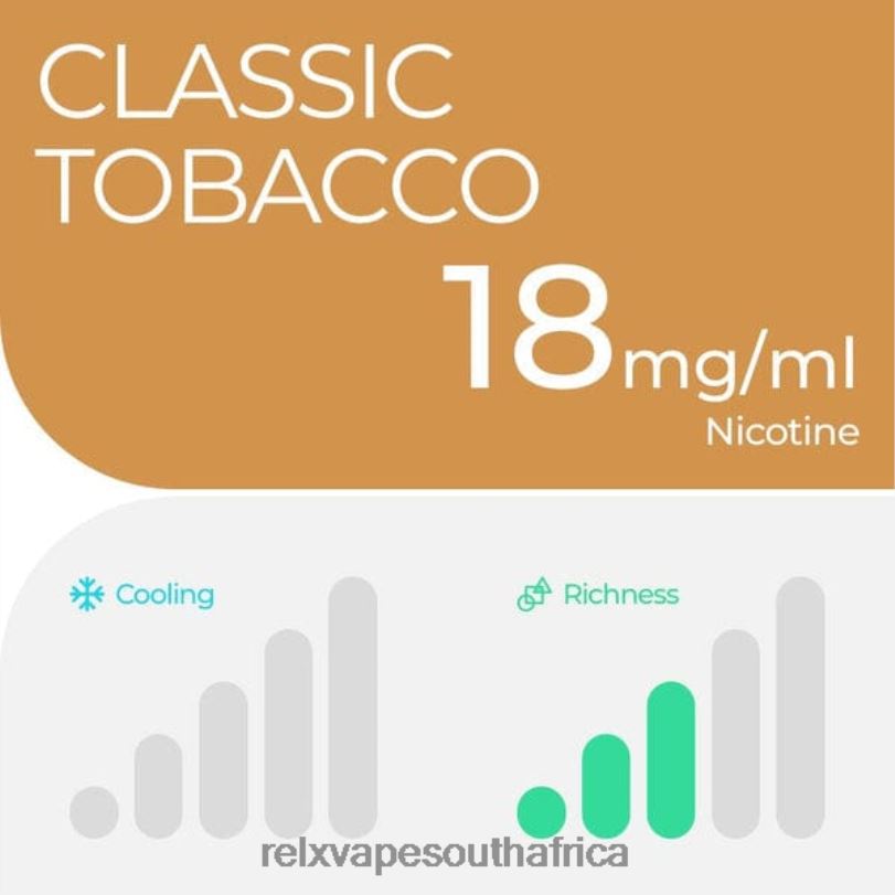 RELX Pod Pro - 2 Pods - RELX Vape Flavours Classic Tobacco XZJDL22